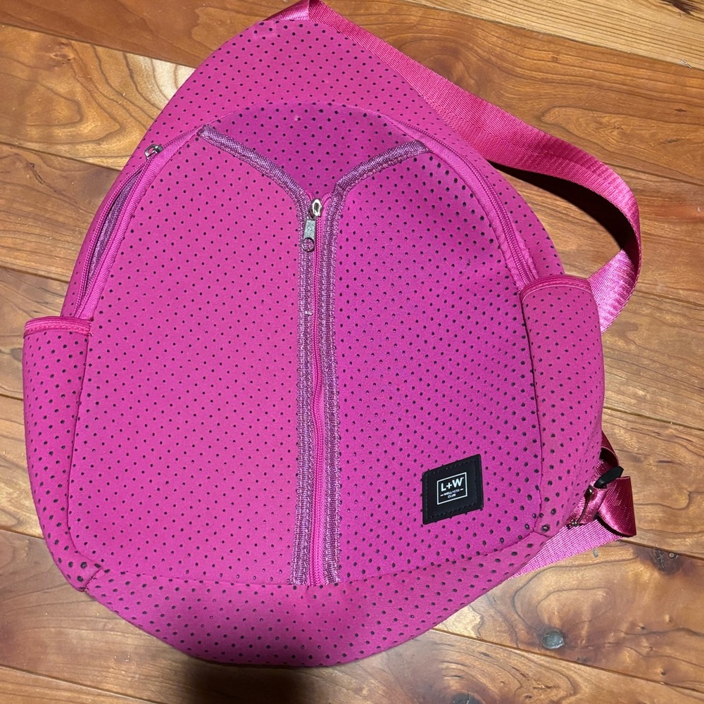L & W Fuchsia Pickleball Sling Bag